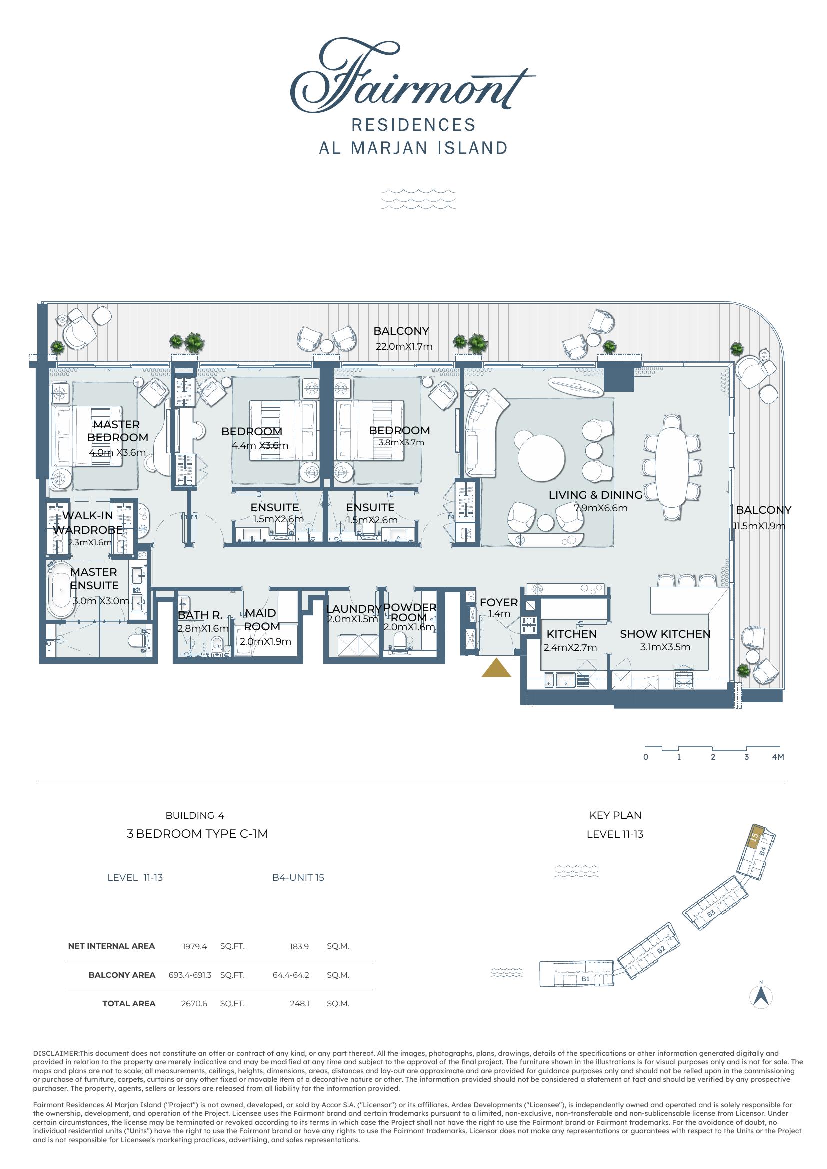 3BR Type C-1M